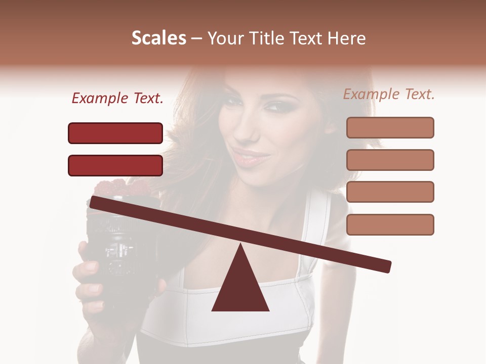 Lens Smile Raspberry PowerPoint Template