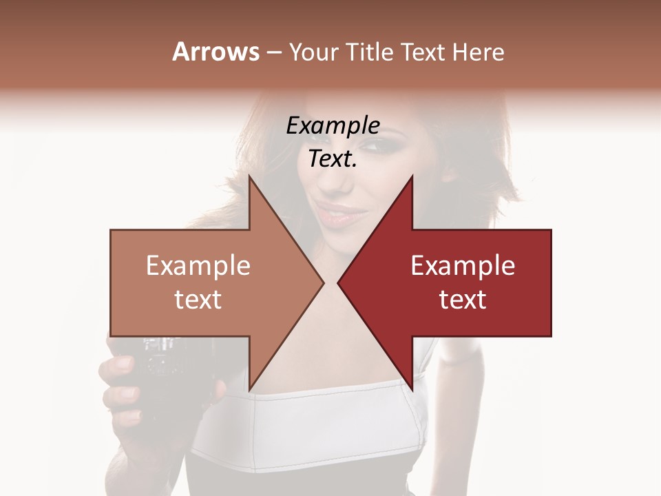 Lens Smile Raspberry PowerPoint Template