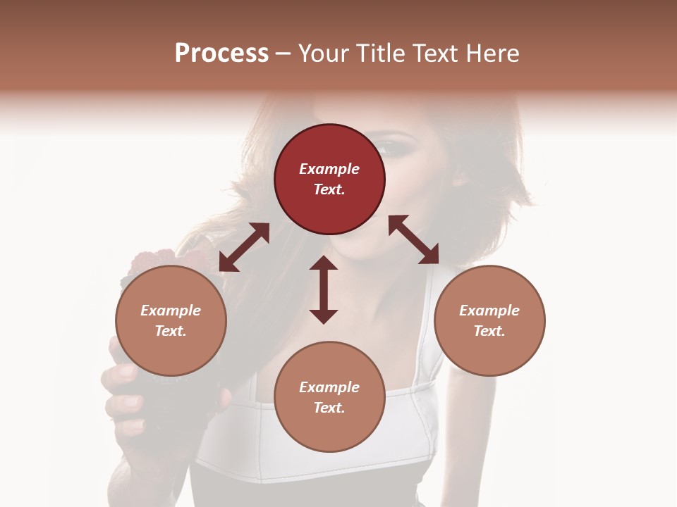 Lens Smile Raspberry PowerPoint Template