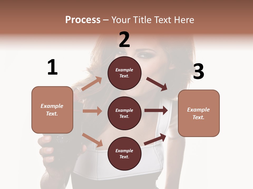 Lens Smile Raspberry PowerPoint Template
