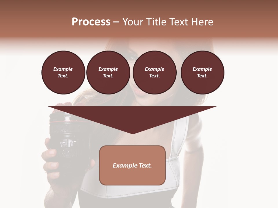 Lens Smile Raspberry PowerPoint Template