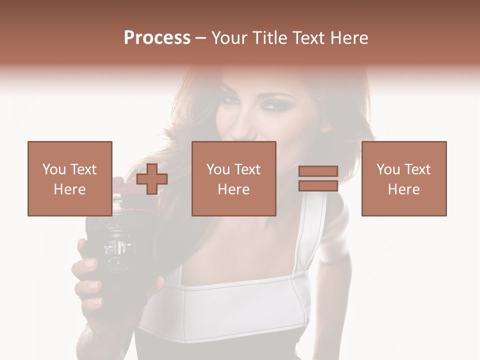 Lens Smile Raspberry PowerPoint Template