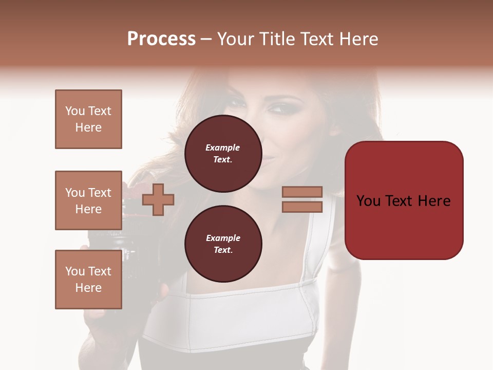 Lens Smile Raspberry PowerPoint Template