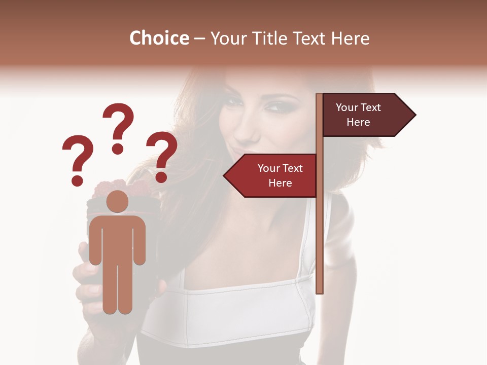 Lens Smile Raspberry PowerPoint Template