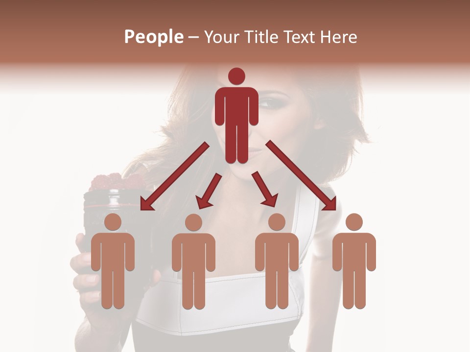 Lens Smile Raspberry PowerPoint Template