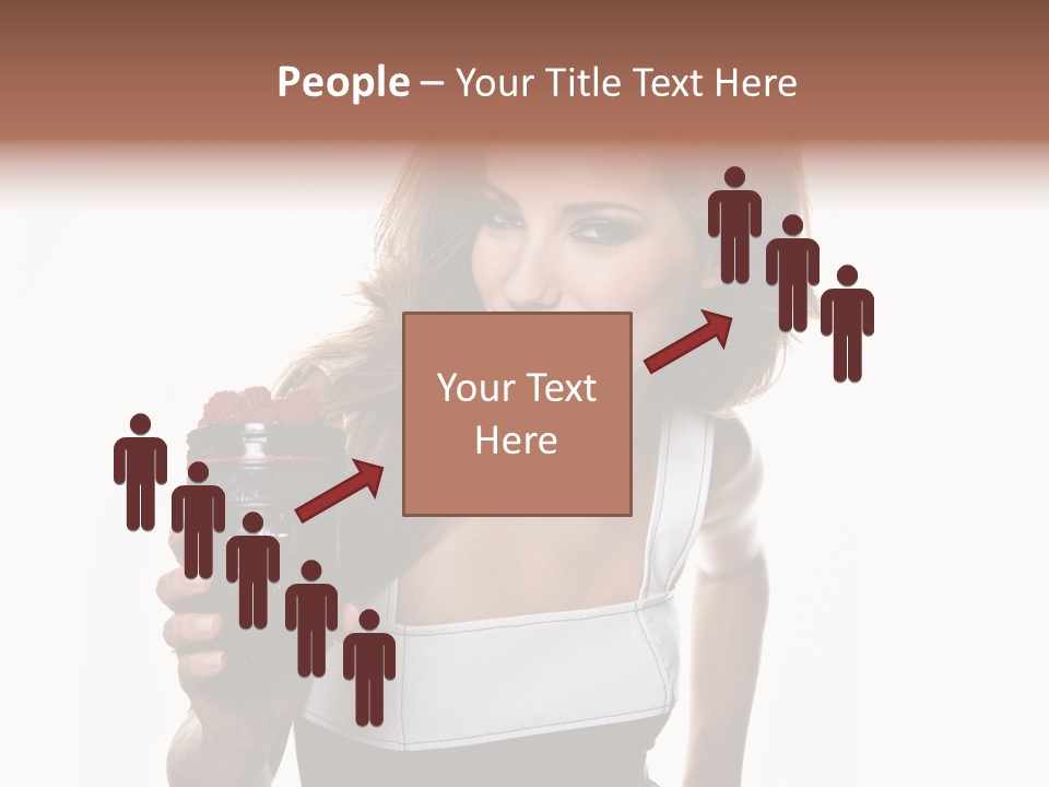 Lens Smile Raspberry PowerPoint Template