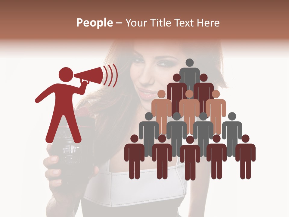 Lens Smile Raspberry PowerPoint Template