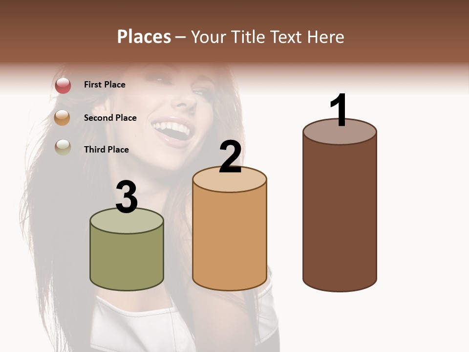 Cosmetics Flirt Lifestyle PowerPoint Template