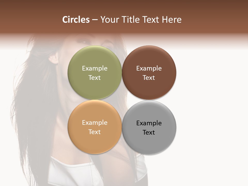 Cosmetics Flirt Lifestyle PowerPoint Template