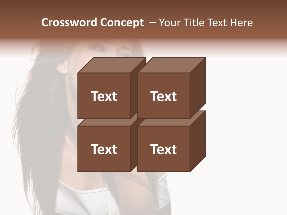 Cosmetics Flirt Lifestyle PowerPoint Template