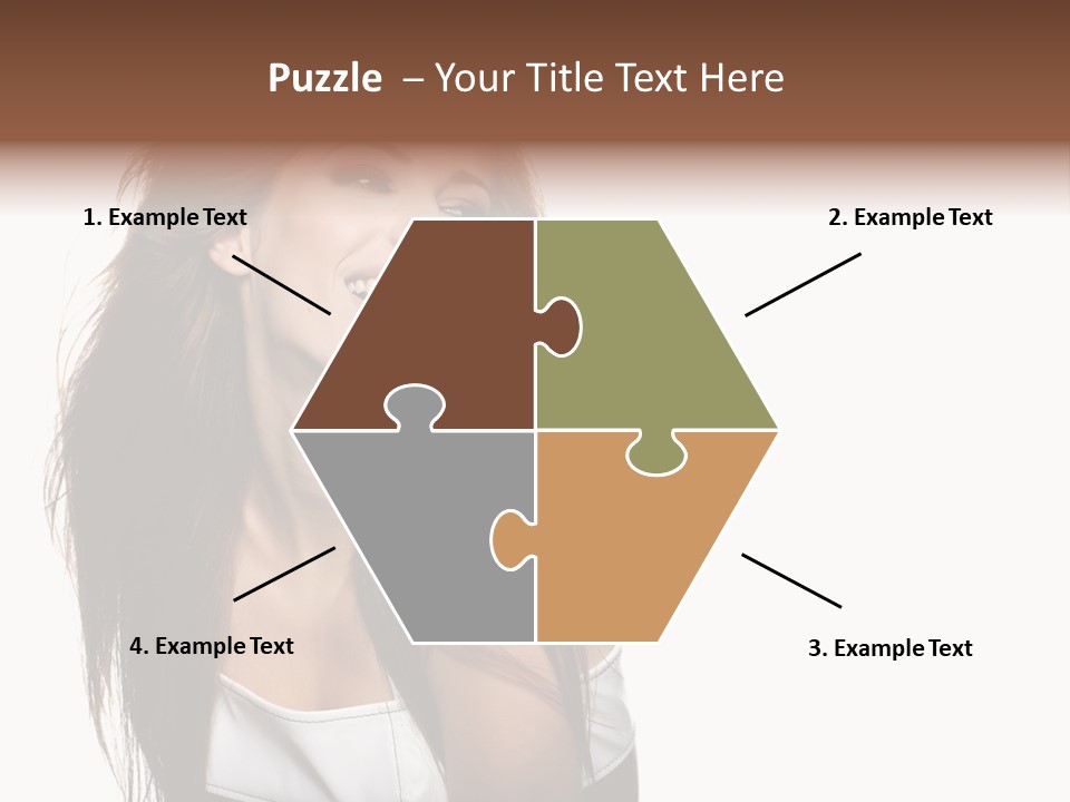 Cosmetics Flirt Lifestyle PowerPoint Template