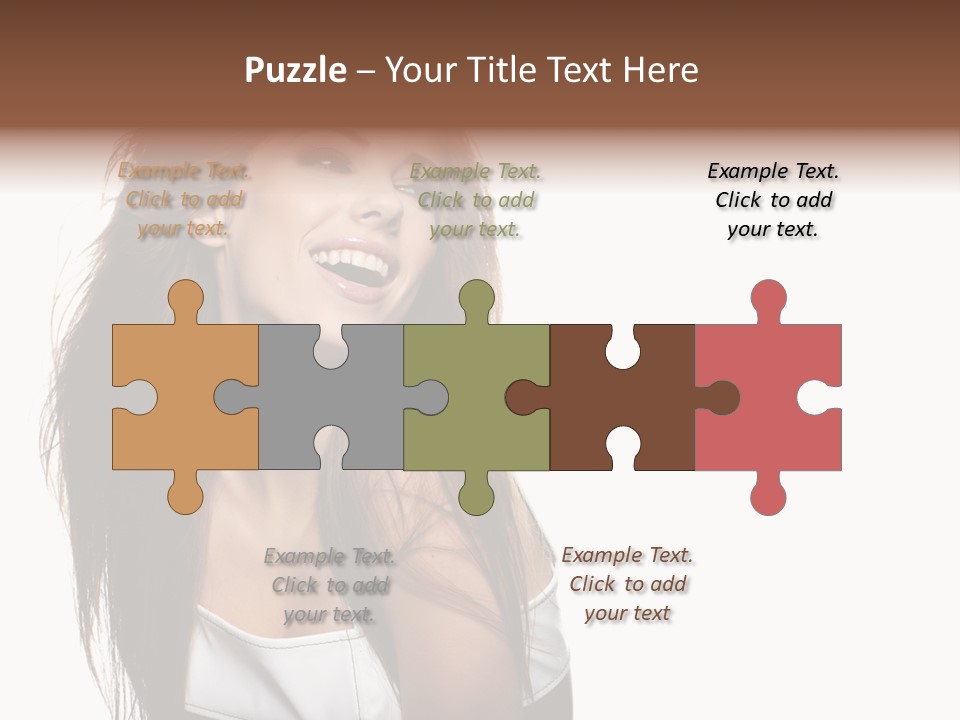 Cosmetics Flirt Lifestyle PowerPoint Template