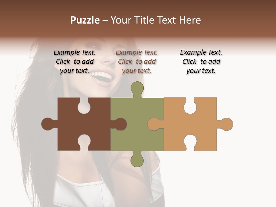 Cosmetics Flirt Lifestyle PowerPoint Template