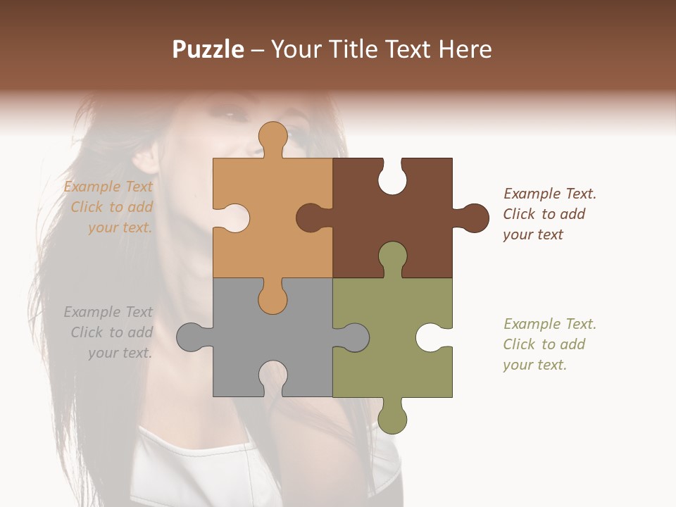 Cosmetics Flirt Lifestyle PowerPoint Template