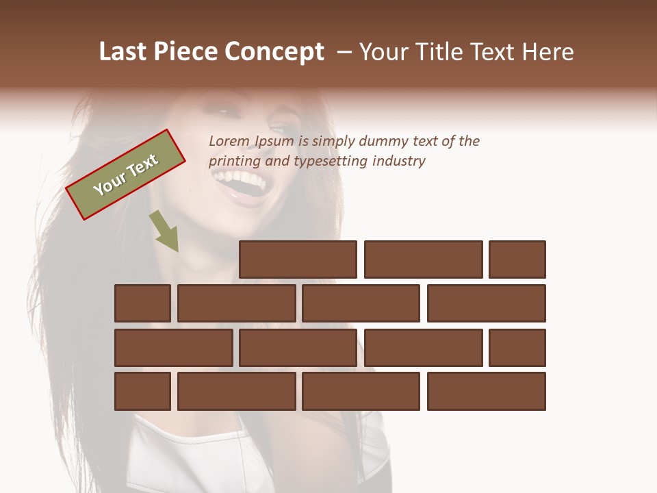 Cosmetics Flirt Lifestyle PowerPoint Template