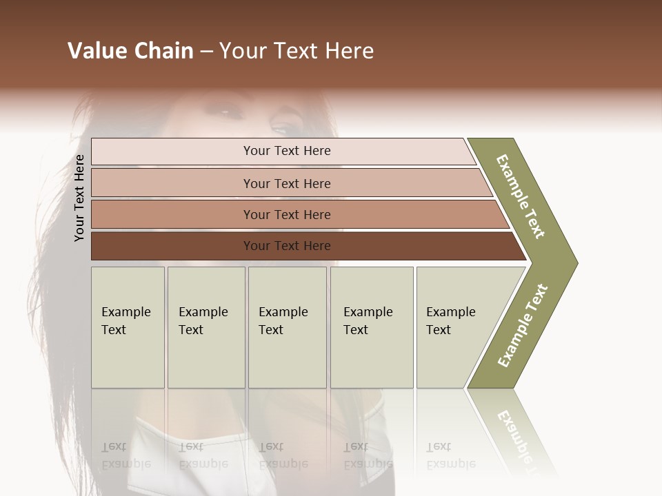 Cosmetics Flirt Lifestyle PowerPoint Template
