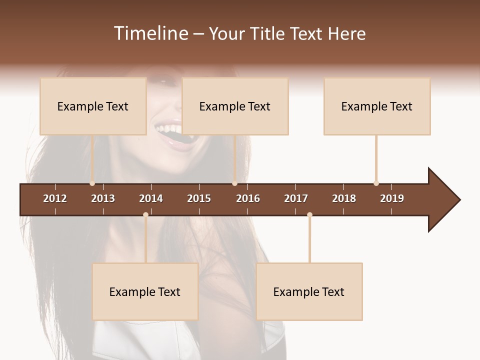 Cosmetics Flirt Lifestyle PowerPoint Template
