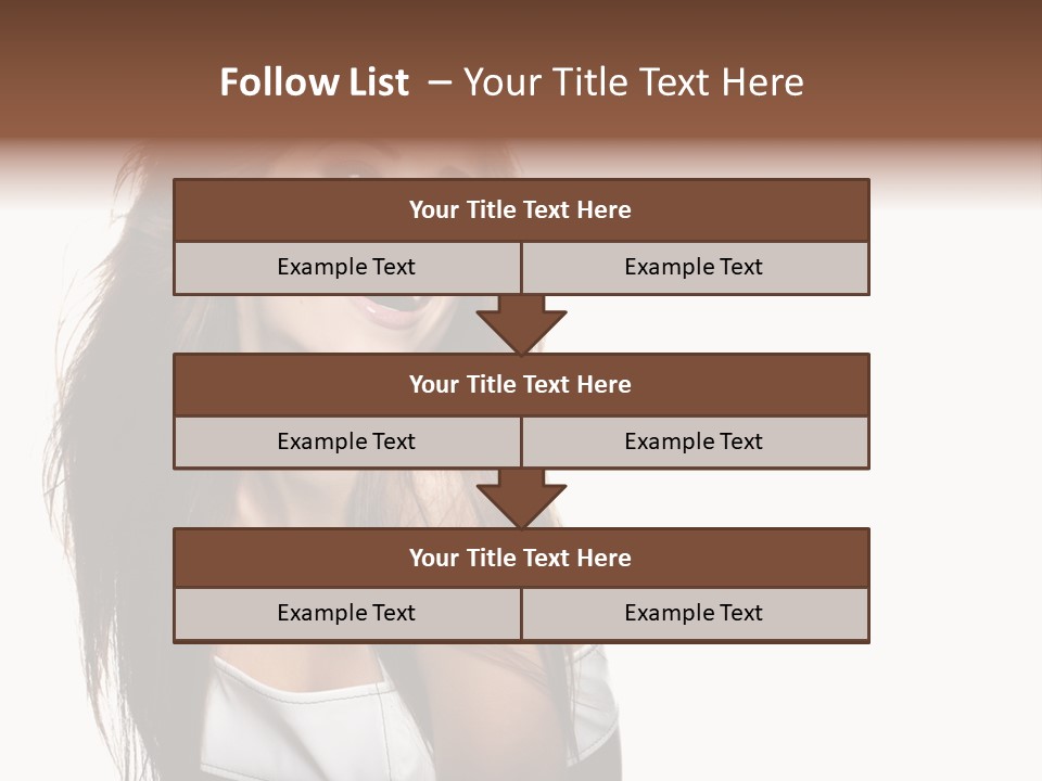 Cosmetics Flirt Lifestyle PowerPoint Template