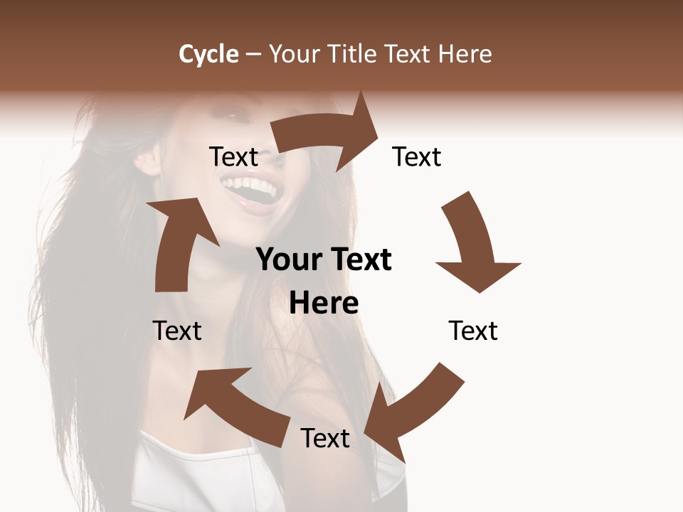 Cosmetics Flirt Lifestyle PowerPoint Template