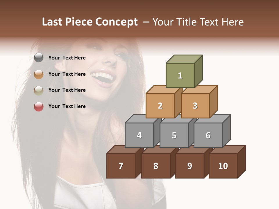 Cosmetics Flirt Lifestyle PowerPoint Template