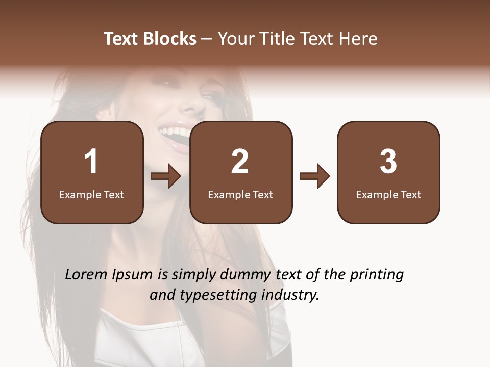 Cosmetics Flirt Lifestyle PowerPoint Template