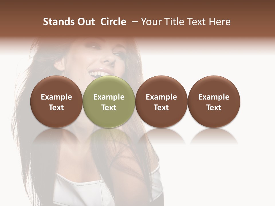 Cosmetics Flirt Lifestyle PowerPoint Template