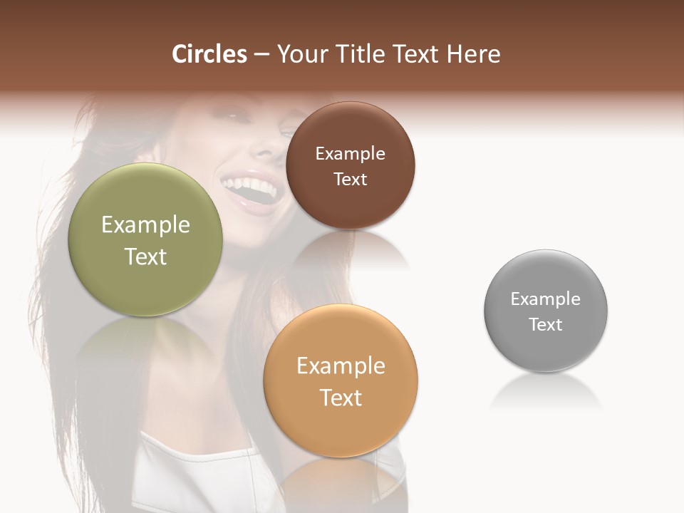 Cosmetics Flirt Lifestyle PowerPoint Template