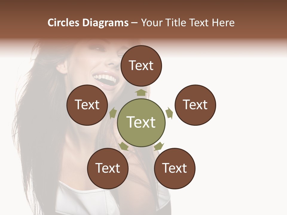 Cosmetics Flirt Lifestyle PowerPoint Template