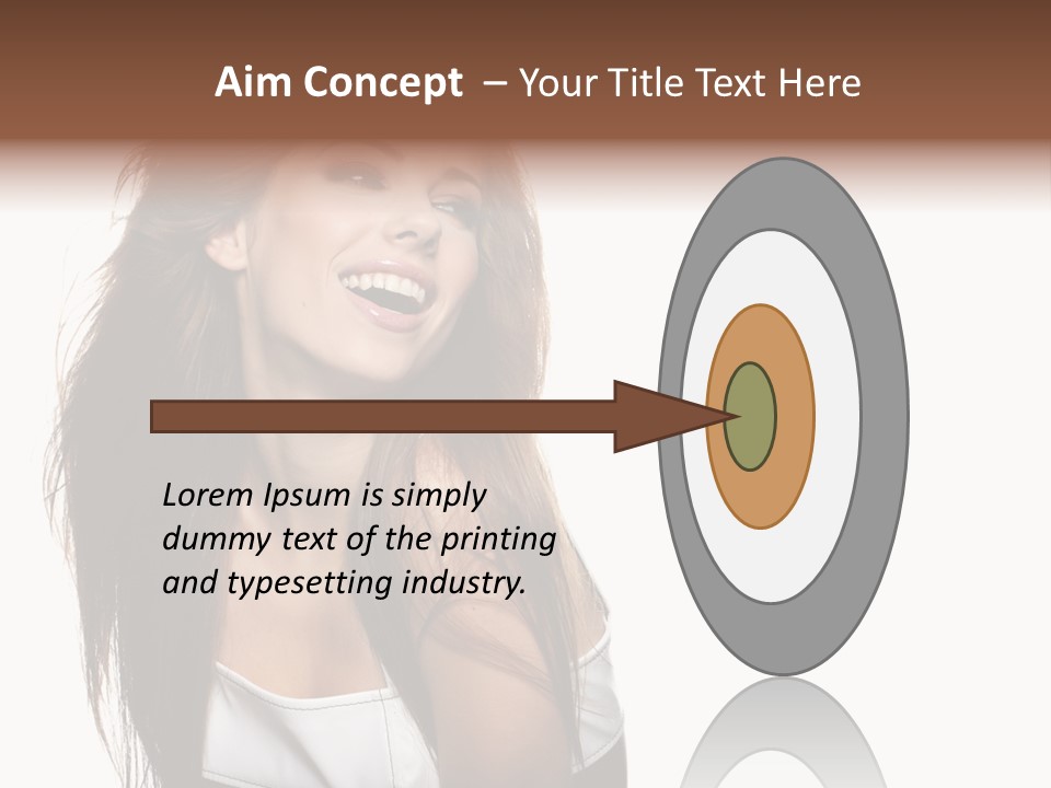 Cosmetics Flirt Lifestyle PowerPoint Template