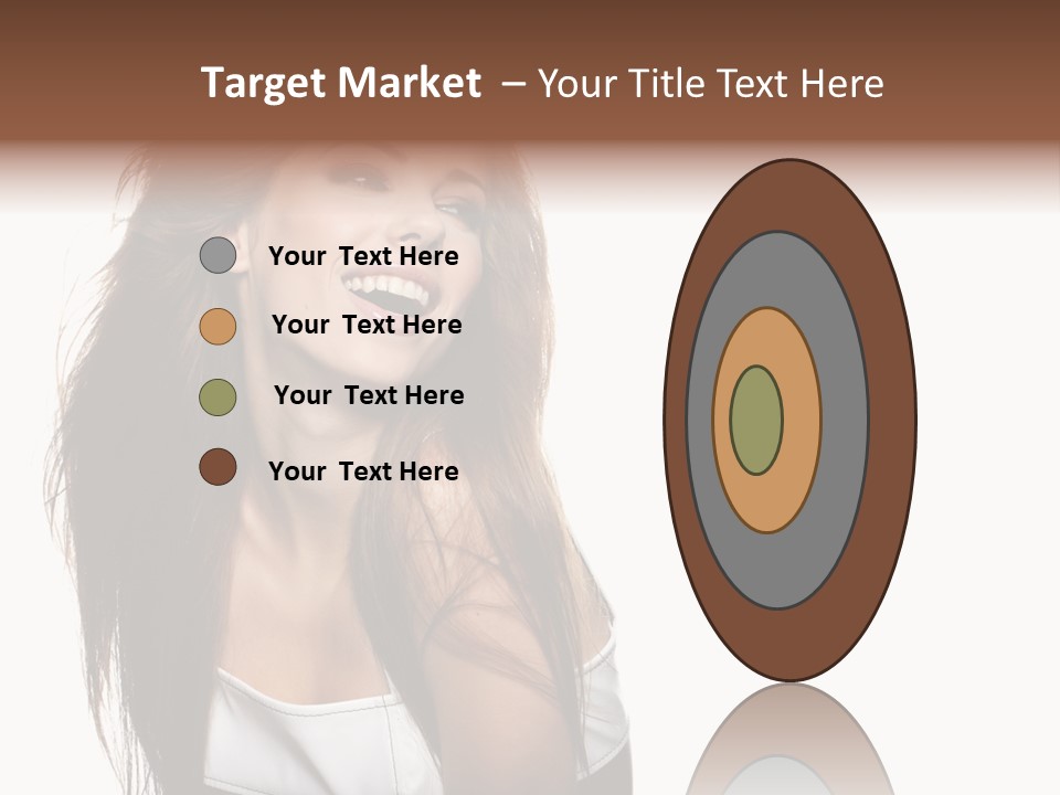 Cosmetics Flirt Lifestyle PowerPoint Template