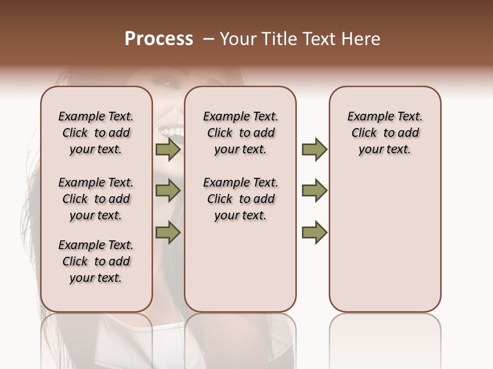 Cosmetics Flirt Lifestyle PowerPoint Template