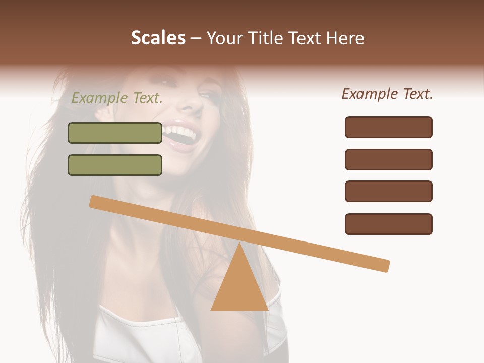 Cosmetics Flirt Lifestyle PowerPoint Template