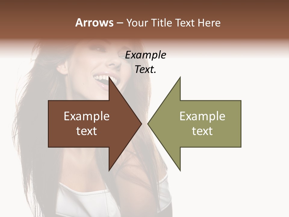 Cosmetics Flirt Lifestyle PowerPoint Template