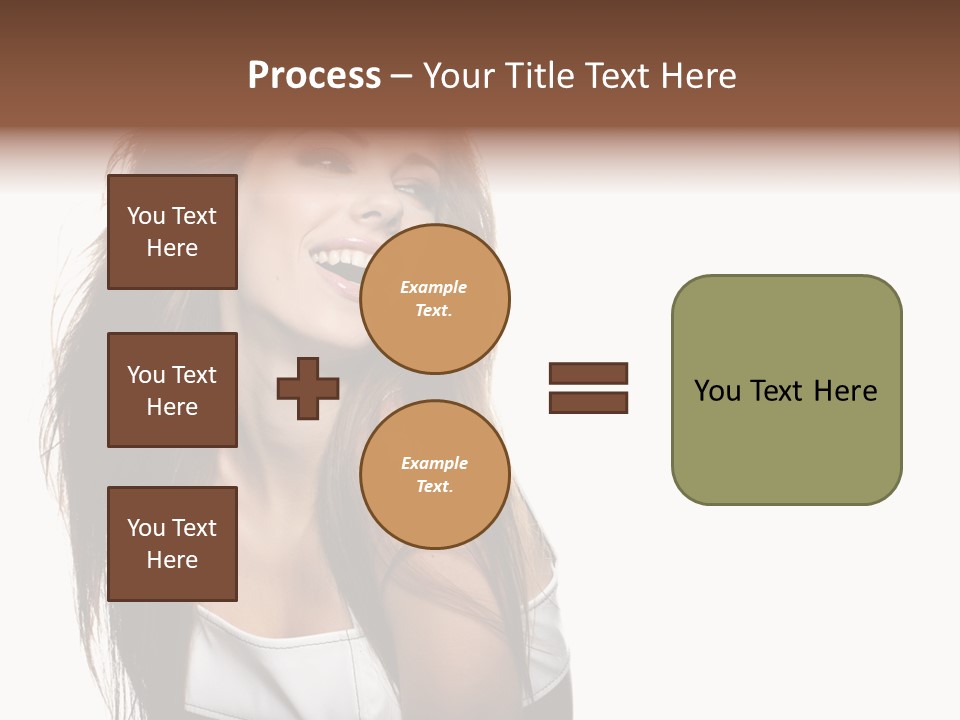 Cosmetics Flirt Lifestyle PowerPoint Template