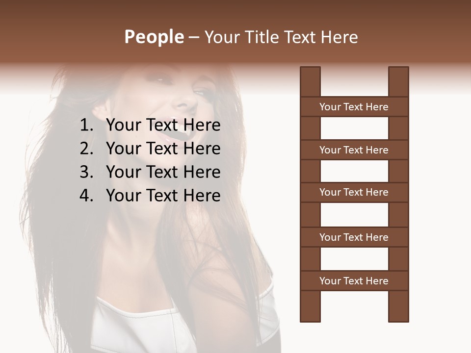 Cosmetics Flirt Lifestyle PowerPoint Template