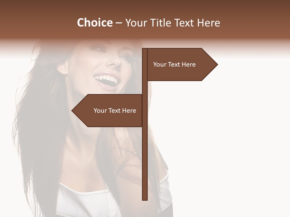 Cosmetics Flirt Lifestyle PowerPoint Template