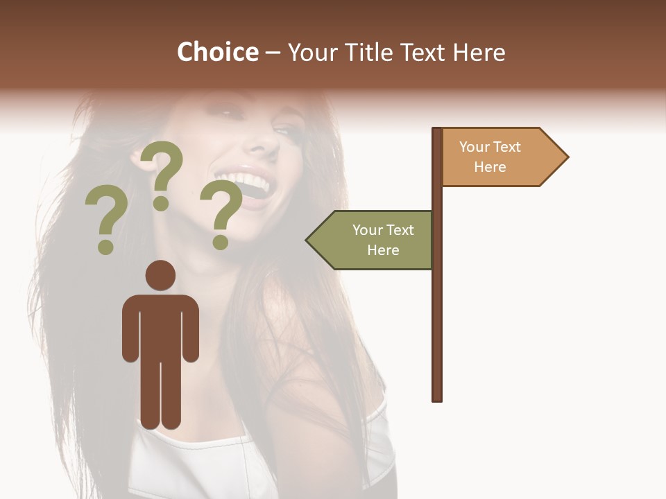 Cosmetics Flirt Lifestyle PowerPoint Template