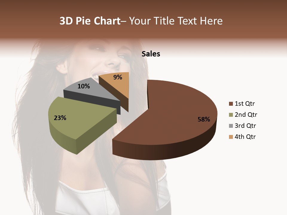 Cosmetics Flirt Lifestyle PowerPoint Template
