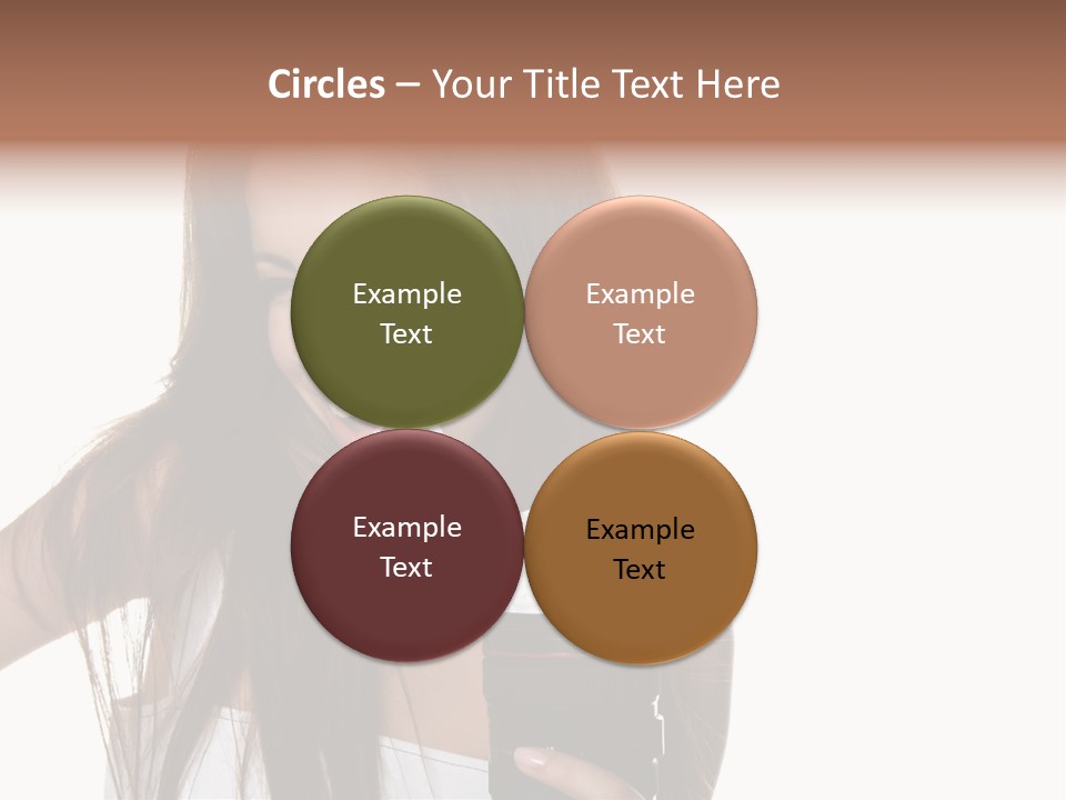 Photography Happy Woman PowerPoint Template