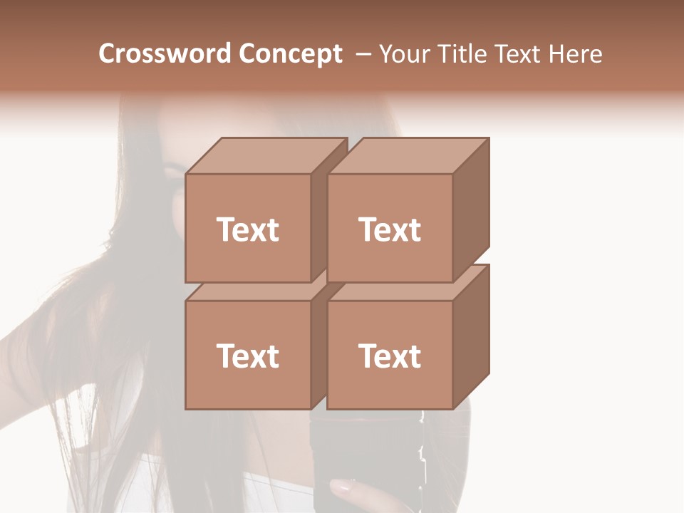 Photography Happy Woman PowerPoint Template