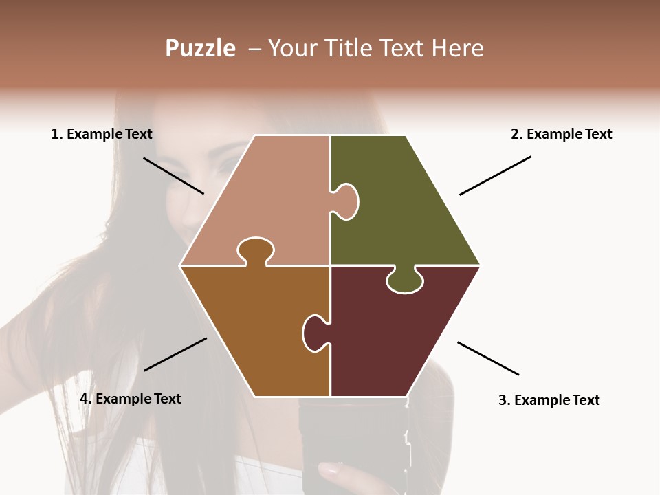 Photography Happy Woman PowerPoint Template