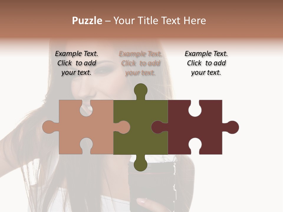 Photography Happy Woman PowerPoint Template