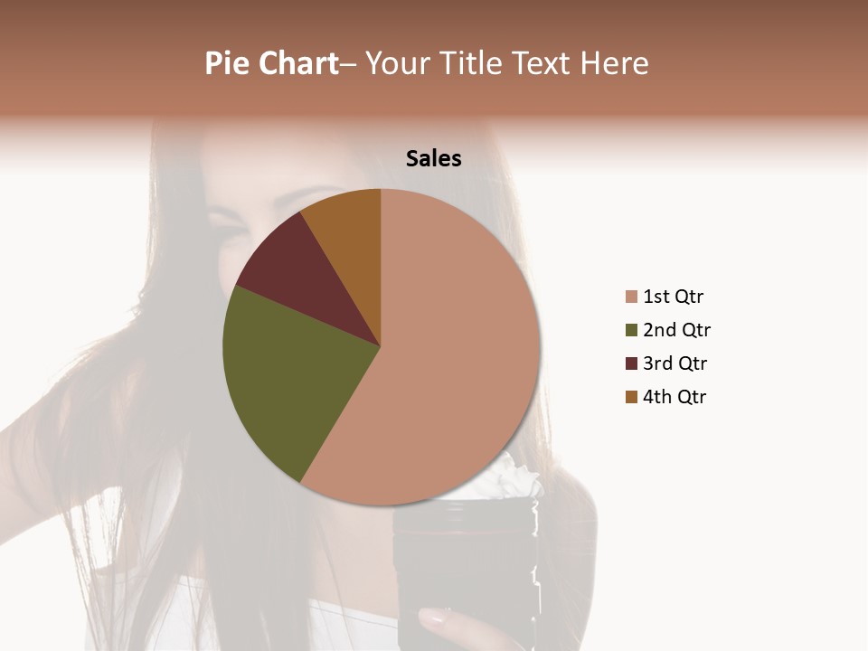 Photography Happy Woman PowerPoint Template