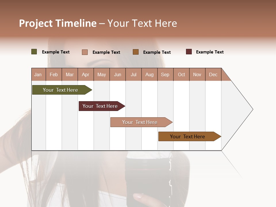 Photography Happy Woman PowerPoint Template