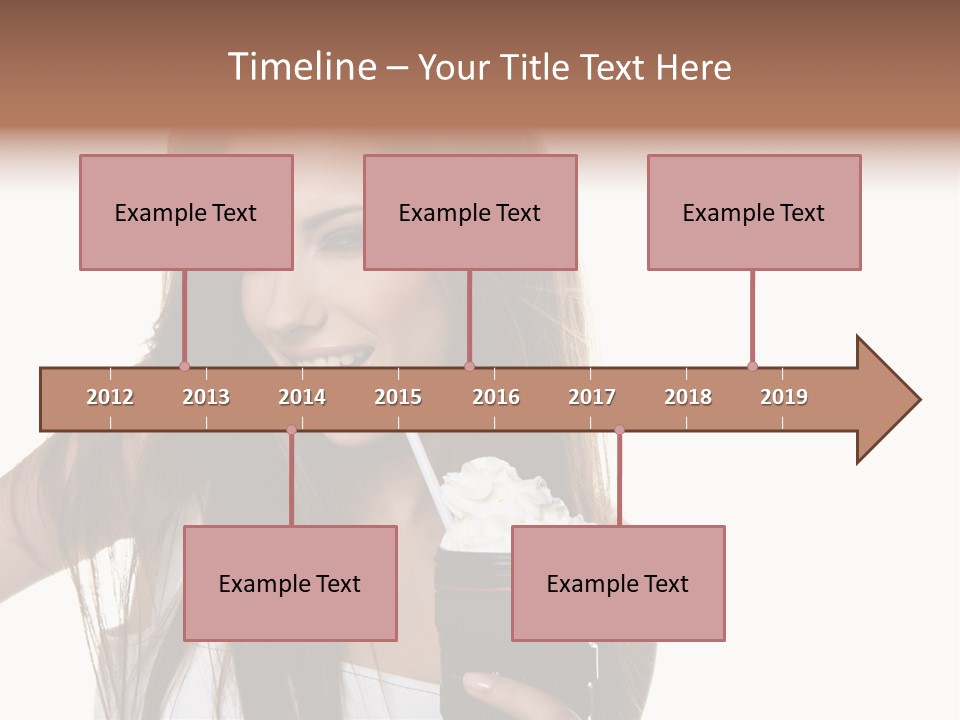 Photography Happy Woman PowerPoint Template