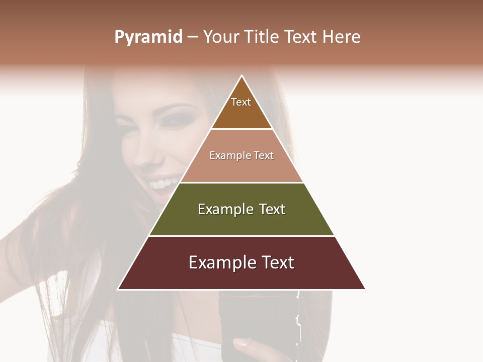 Photography Happy Woman PowerPoint Template