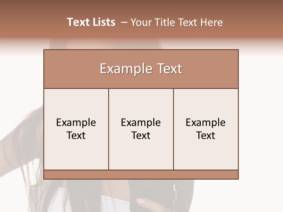 Photography Happy Woman PowerPoint Template
