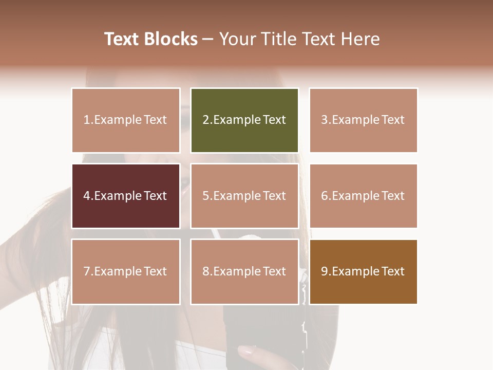 Photography Happy Woman PowerPoint Template