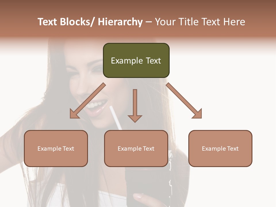 Photography Happy Woman PowerPoint Template