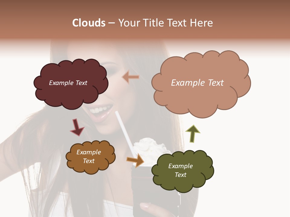 Photography Happy Woman PowerPoint Template